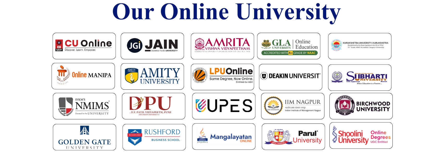 Our Online University
